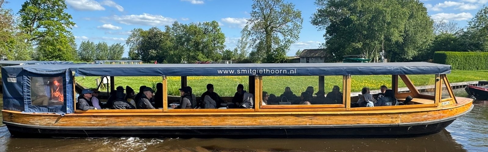 a group of people on a boat