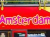 Amsterdam hop on hop off red bus