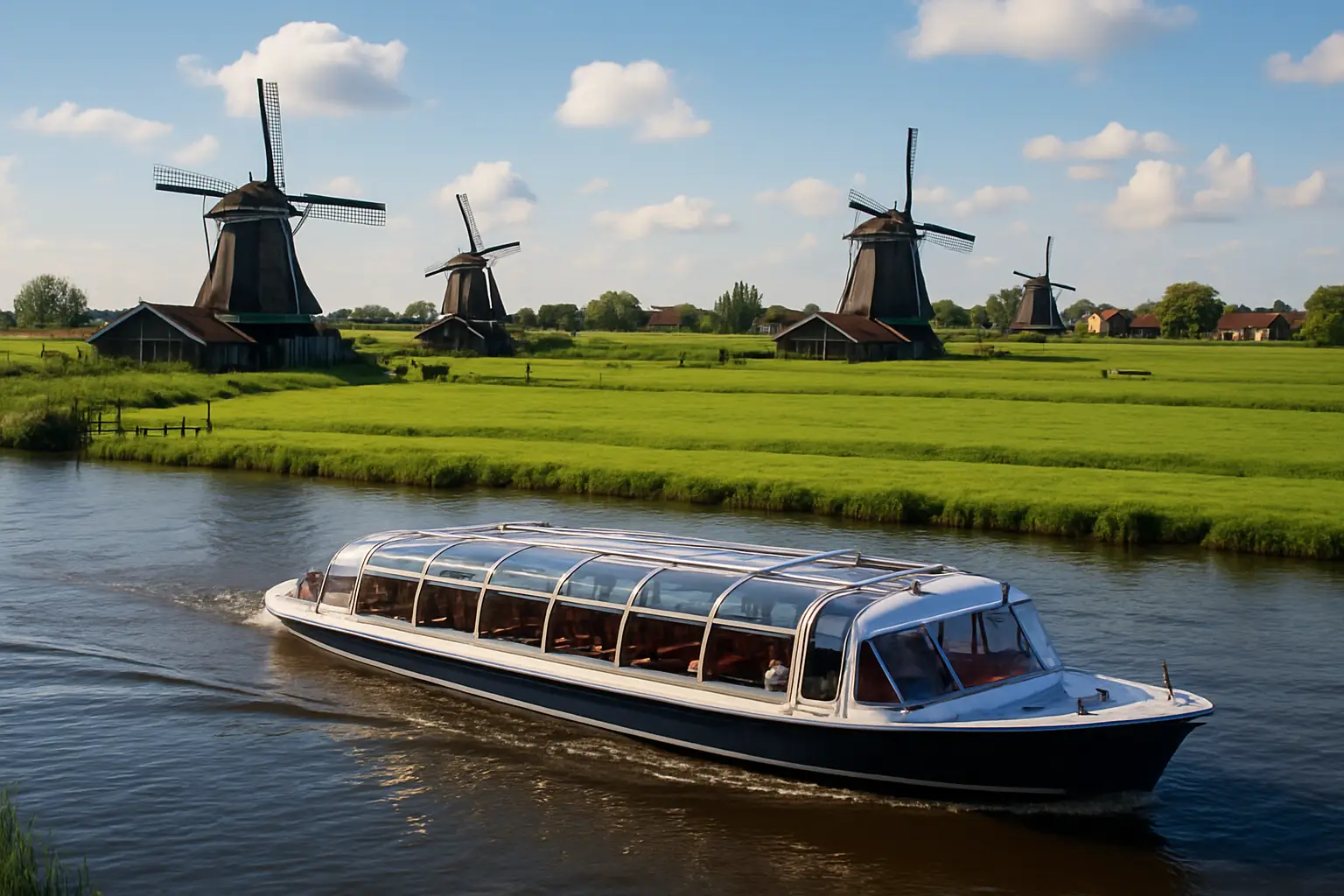 Dutch Countryside + Canal Cruise Day Trip