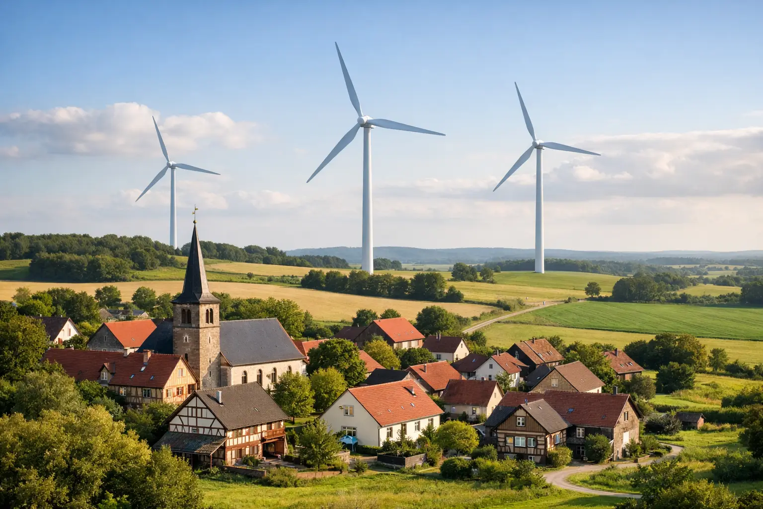 How to Combine Windmills and Villages