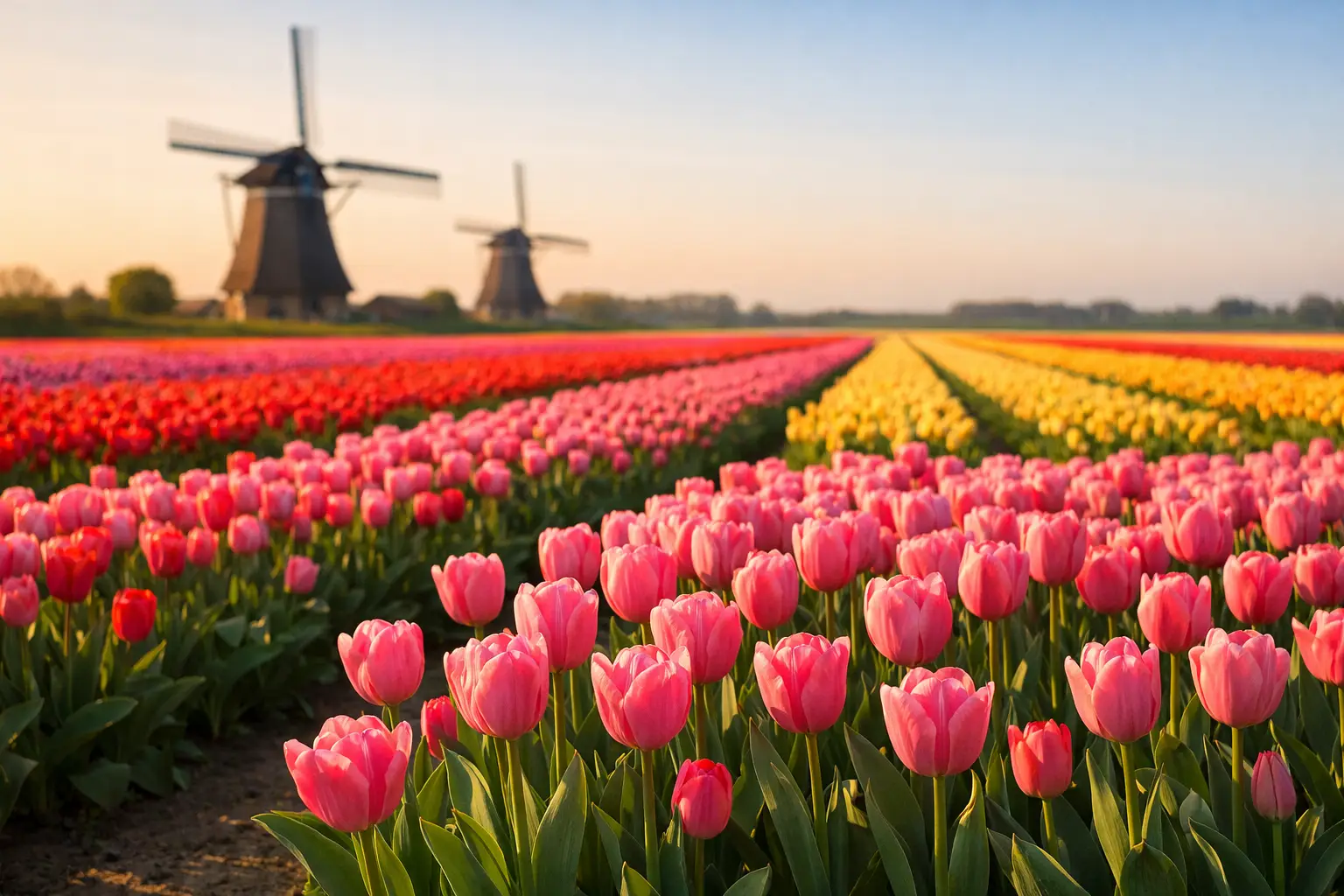 When Do Tulip Fields Bloom in Netherlands?