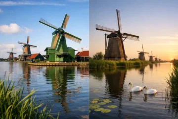 Zaanse Schans vs Kinderdijk Windmills Trip