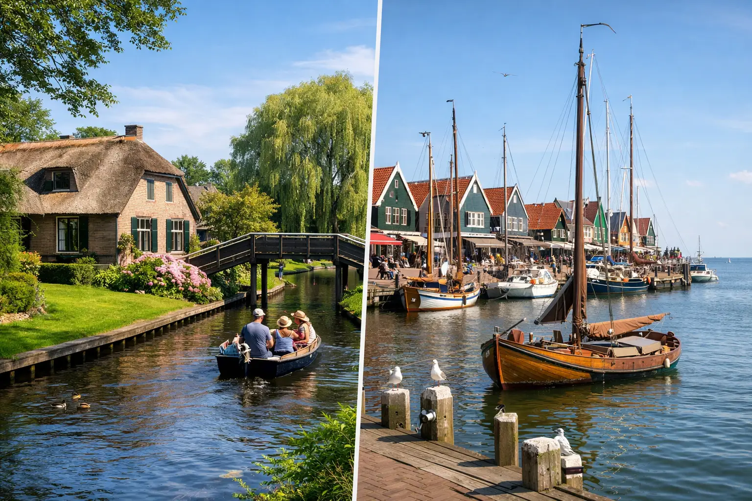 Giethoorn vs Volendam Day Trip: Which Wins?