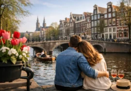 Romantic Amsterdam Day Trip Example for Couples