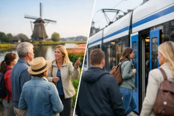 Guided Tour vs Public Transport in Holland