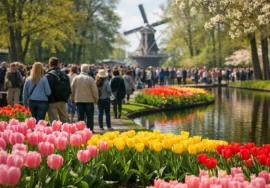 Keukenhof Crowd Levels by Weekday and Time